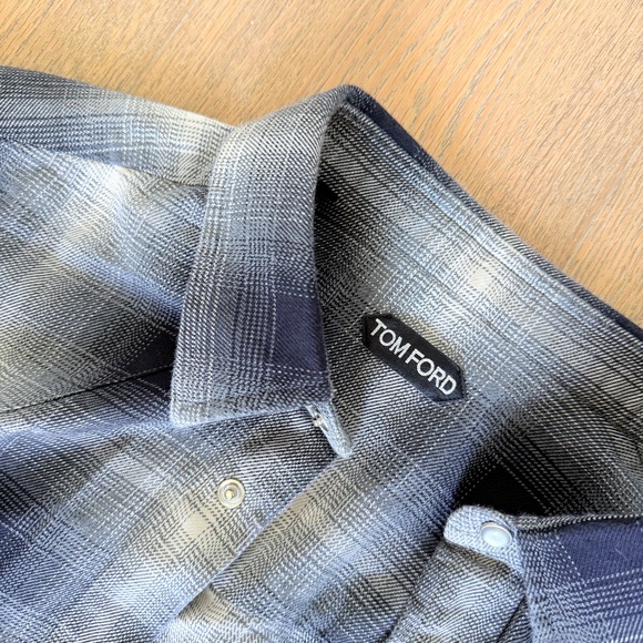 Tom Ford Check Western Shirt